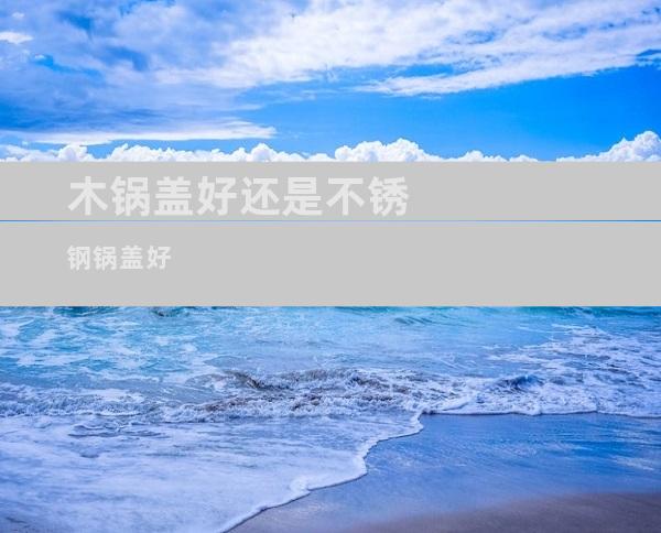 木锅盖好还是不锈钢锅盖好