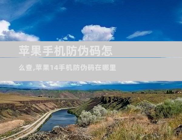 苹果手机防伪码怎么查,苹果14手机防伪码在哪里